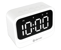 Denver Radiobudzik Denver EC-54W z głośnikiem Bluetooth biały - 1535095 - zdjęcie 2